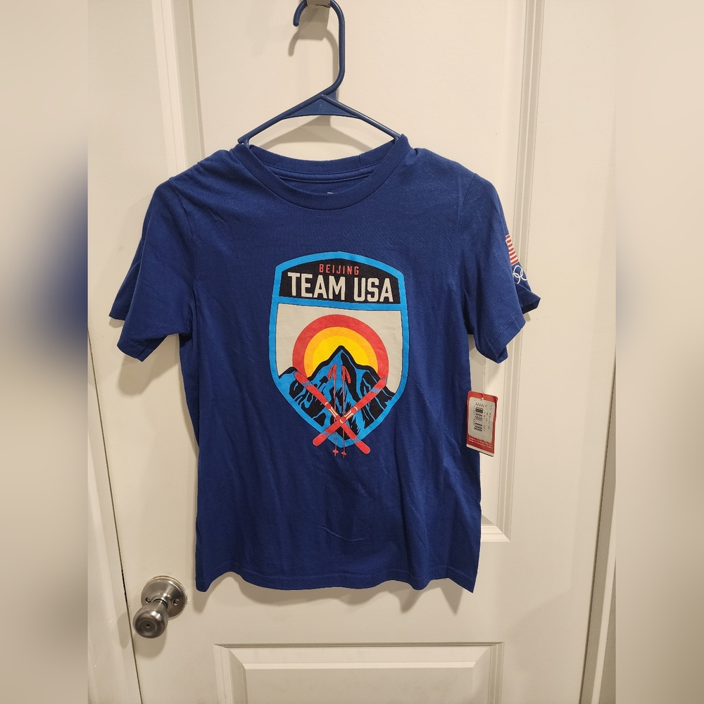 Team USA Kids' Short Sleeve Blue Tee